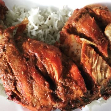 Tandoori Chicken w/ Rice 