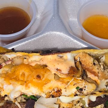 Chicken Philly Mac taco