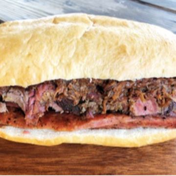 Famous Texas Po'Boy Sandwich