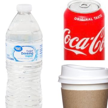 Water, Soda, Coffee or Hot Chocolate- Upon Request