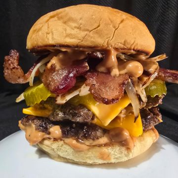 Double Bacon Smash Burger
