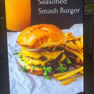 Seasoned Smash Burger