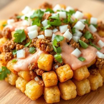 Tots with Beef