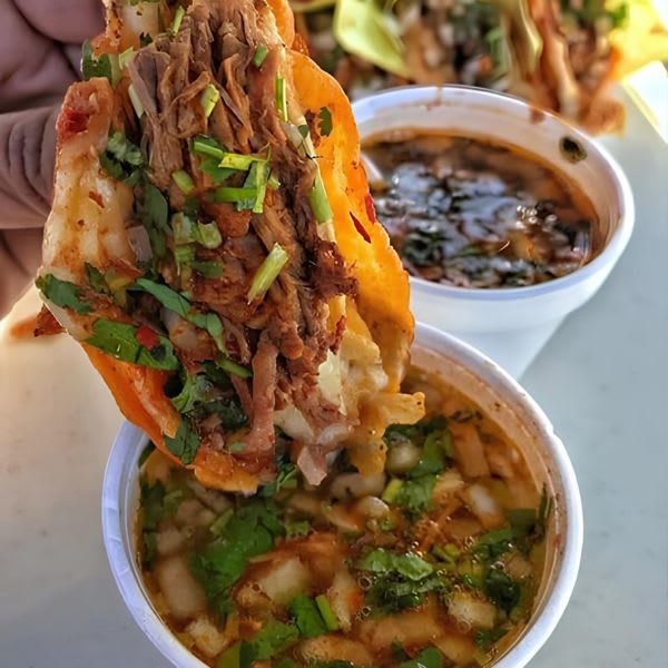 Consome w/ Onions & Cilantro