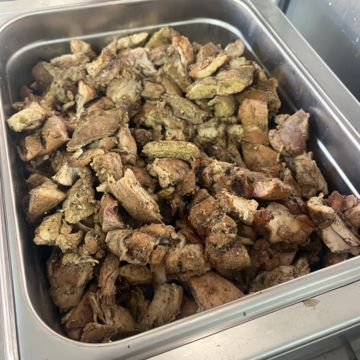Smoked chicken thighs