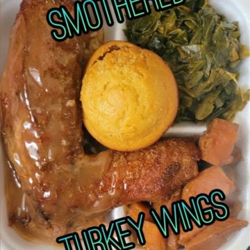 Smothered Turkey Wing