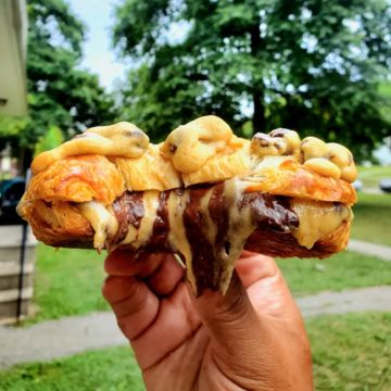 Cookie Dough Stuffed Croissant