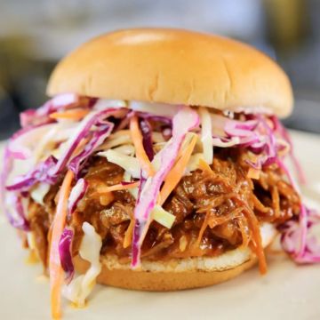 Smoked Pulled Pork Sandwich w/Side