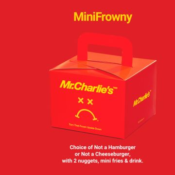 Not a Cheeseburger Mini Frowny