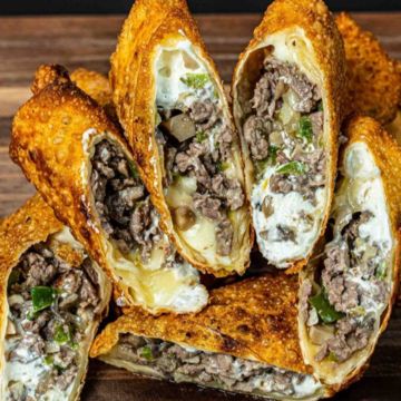 Philly Steak Eggrolls