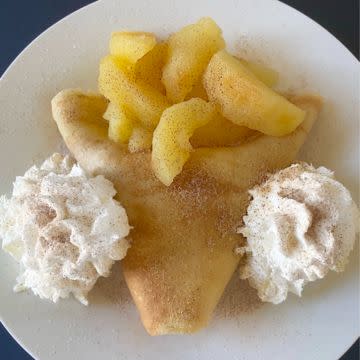 Apples, Cinnamon, Sugar & Whipped Cream