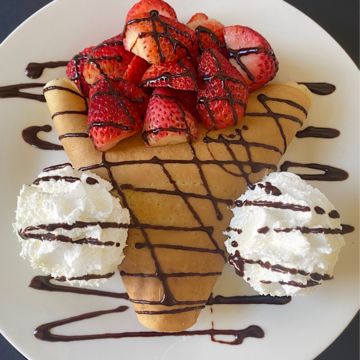 Strawberries, Chocolate & Whipped Cream