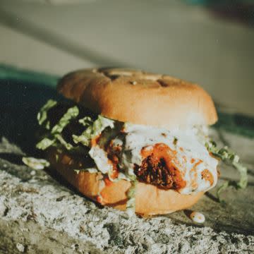 Buffalo Crispy Chicken Sando