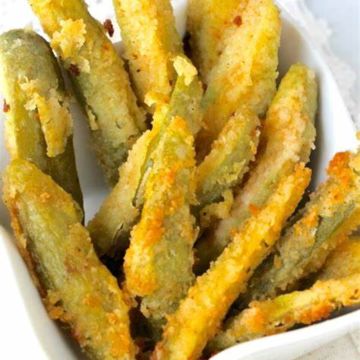 Spicy Fried Pickles (V)