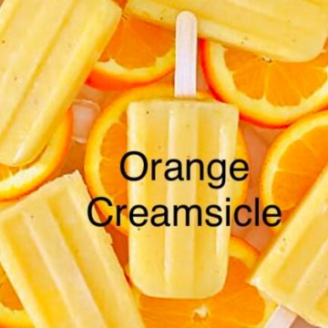 Orange Creamsicle Ice Pop