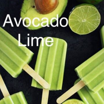 Avocado Lime Ice Pop