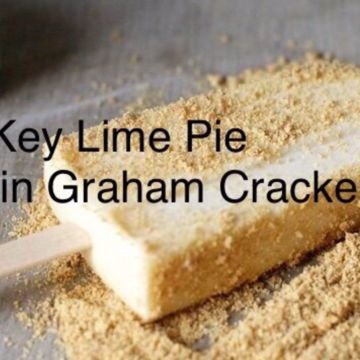 Key Lime Pie Ice Pop (w/crust)