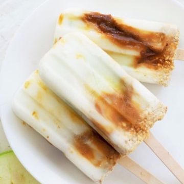 Caramel Apple Pie Ice Pop