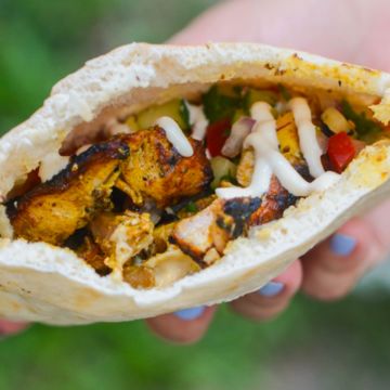 Shawarma Pita Sandwich W/fries