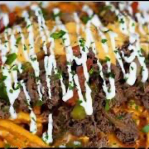 Loaded steak  Fries
