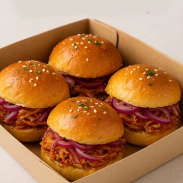 4 Pcs BBQ Chicken Sliders