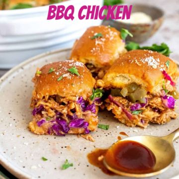 BBQ Chicken Sliders