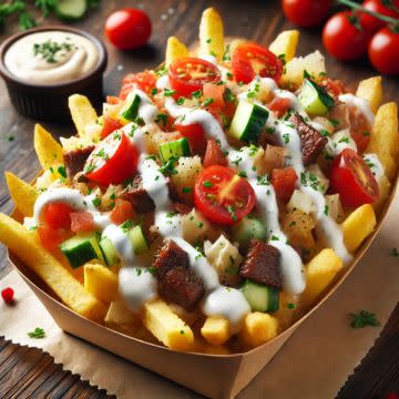 Loaded Shawarma Fries