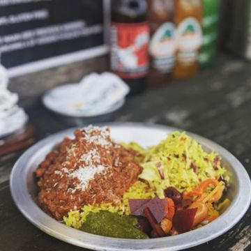 Masala Pulled Pork Plate