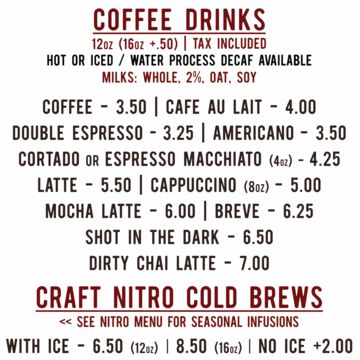 Coffee Drinks