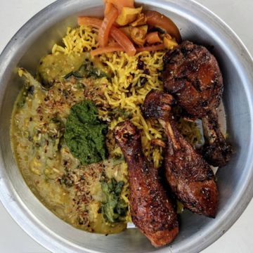 Cardamom Chai Chicken Plate