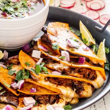 Steak Birria Tacos x4