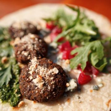 Mushroom Hazelnut Patties Lefse