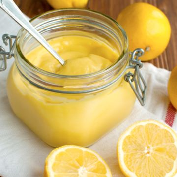 Lemon Curd and Spiced Pecans