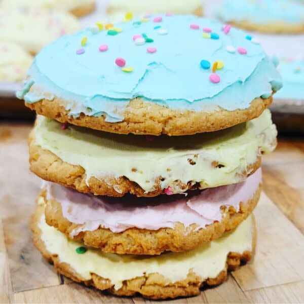 Frosted Cookie Stack