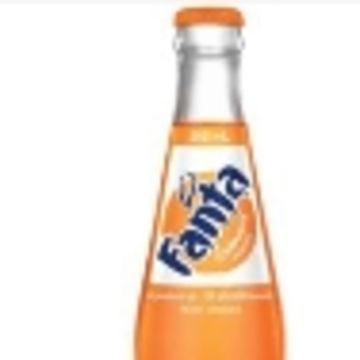 Fanta glass bottle