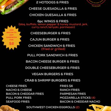 RTA Event Menu