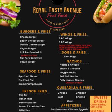 RTA FULL MENU