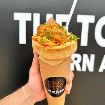 Spaghetti Pasta Cone