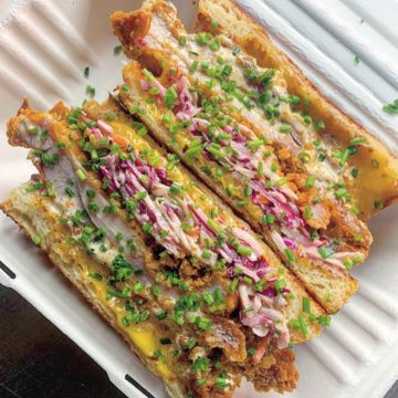 Fried Chicken Melt