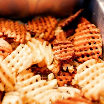 Large waffle fries