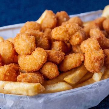 Popcorn Shrimp w/ Fries 