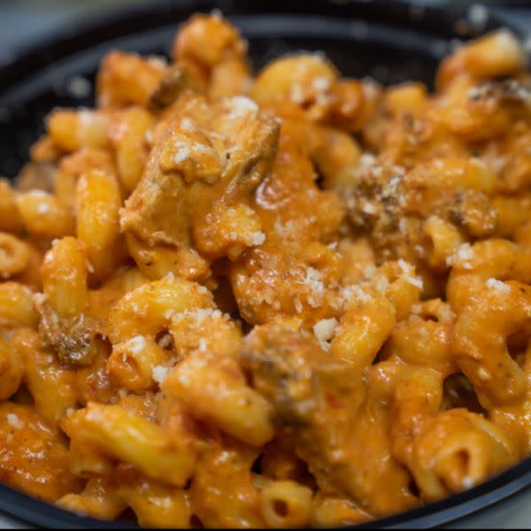 Pasta Pink with Hot Italian Sausage or Chicken
