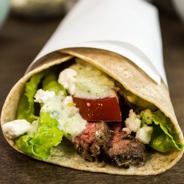 Grilled Spicy Lamb Gyro Wrap