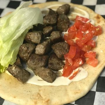 Grilled Lamb Gyro & Halloumi cheese Specialty Wrap
