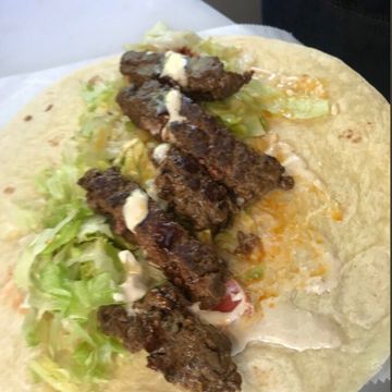 Grilled Spicy Beef & Halloumni cheese Specialty Wrap