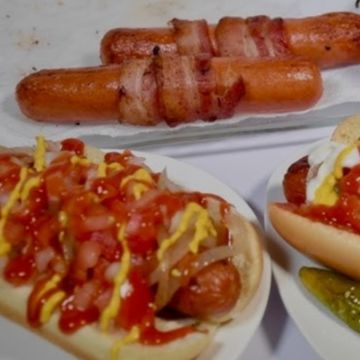 Mexican style hot dog