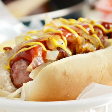 American style hot dogs
