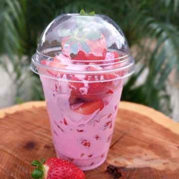 Fresas con crema