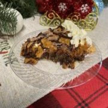 Salted Caramel Whiskey Pecan Fudge Pie