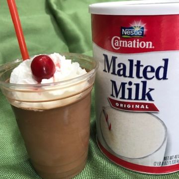 Chocolate Malted Milkshake